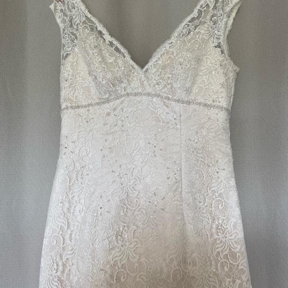 David’s Bridal Wedding Dress SZ 16 - Picture 7 of 7